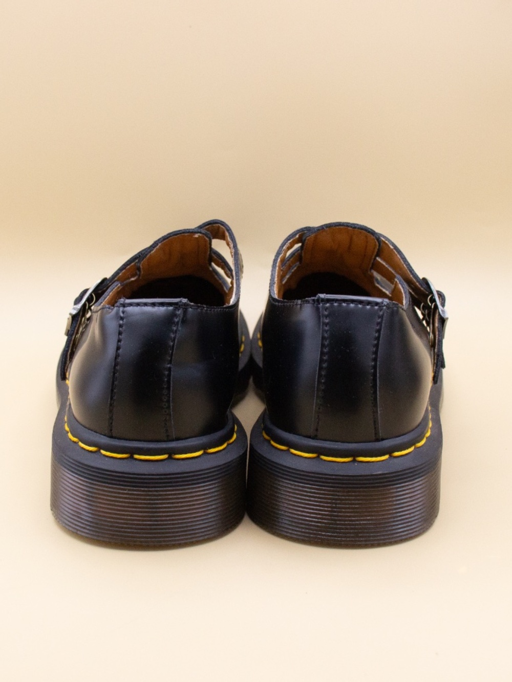 DR. MARTENS 8065 Smooth Black Leather Mary Jane Shoes Women’s Size 9 - Picture 4 of 9